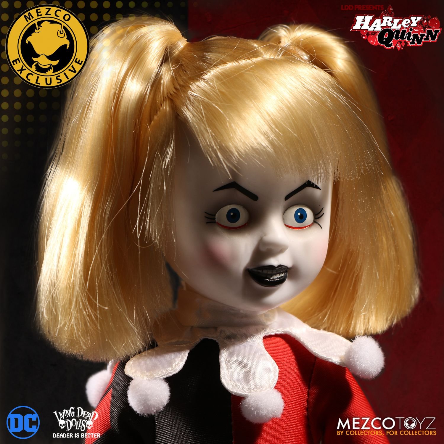 Classic Harley Quinn Unmasked Living Dead Doll : Amazon.sg: Toys