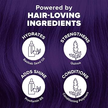 Splat | Midnight Complete Kit | Hair Dye | Semi-Permanent | Long Lasting | Vegan and Cruelty-Free (Midnight Tanzanite)