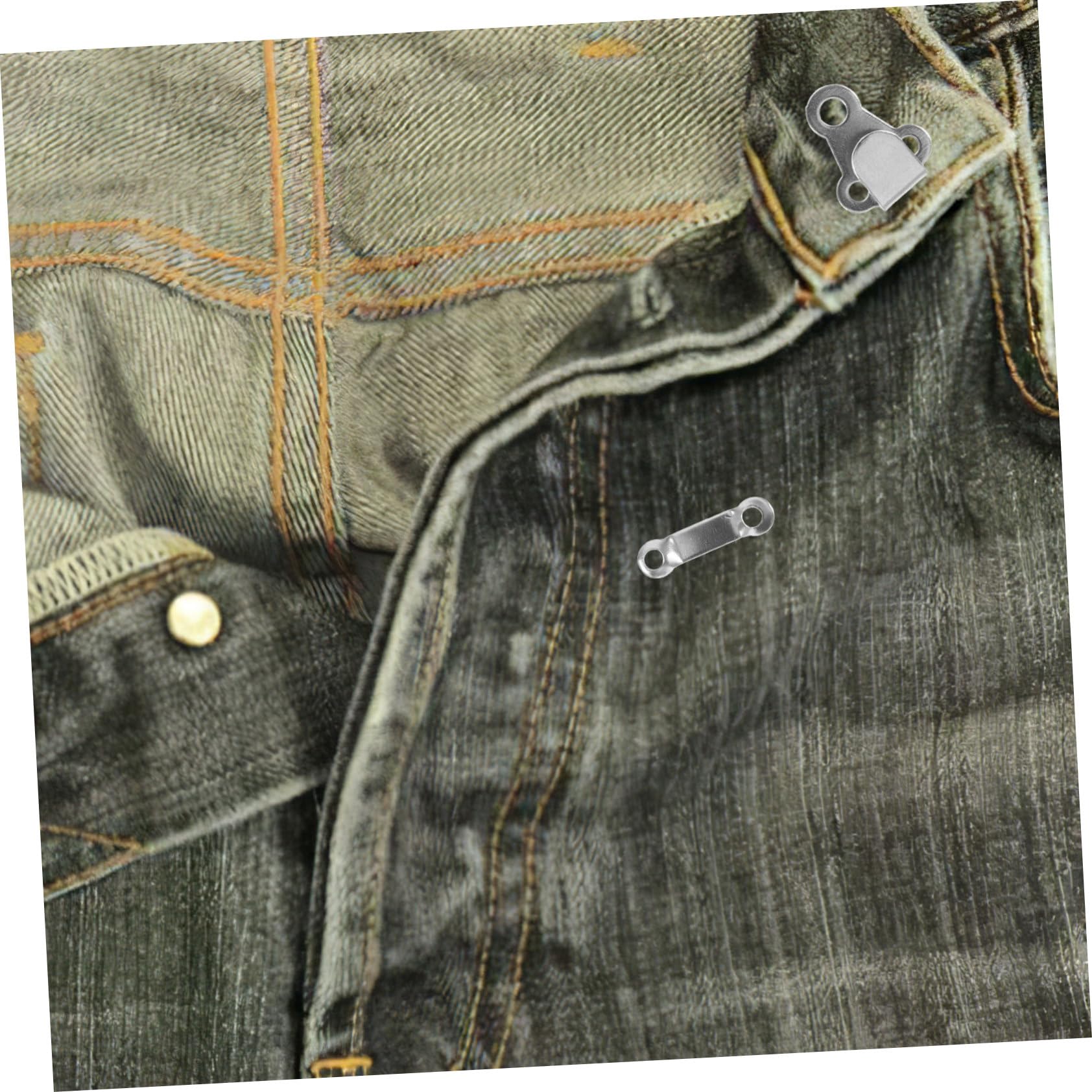 90 Paia Ganci da Cucito e Ganci da Cucire a Chiusura degli Occhi Accessori Artigianali Fai Da Te per Reggiseno, Abbigliamento, Giacca, Gonna, Pantaloni Argento e Nero, 4 Taglie