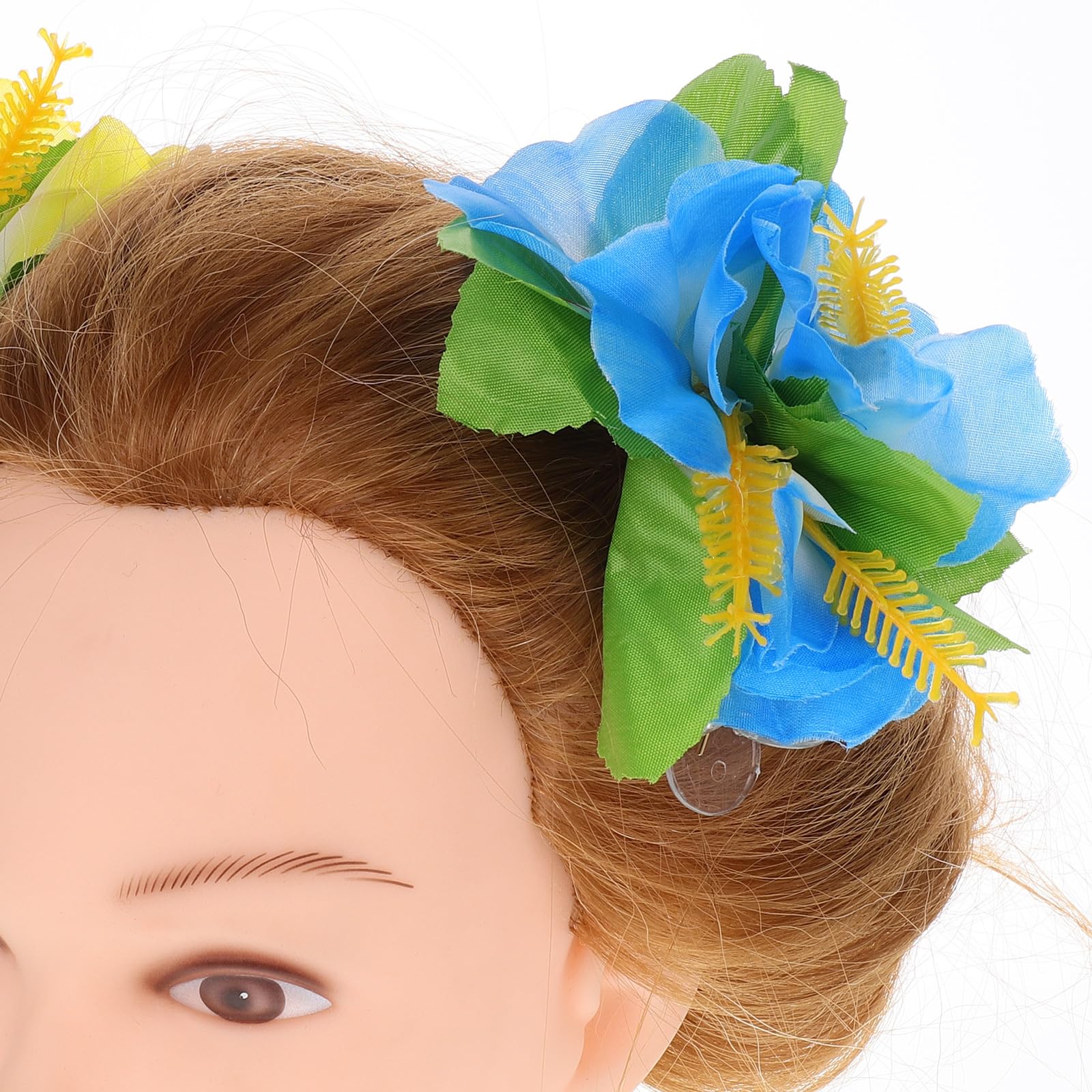 Amazon | Beaupretty 8ピースハワイアンハイビスカスヘアクリップフラ