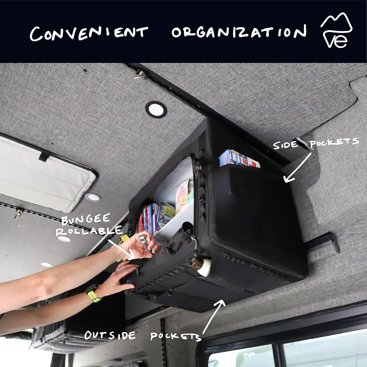 VanEssential Overhead Soft-Sided Storage Cabinet 24"