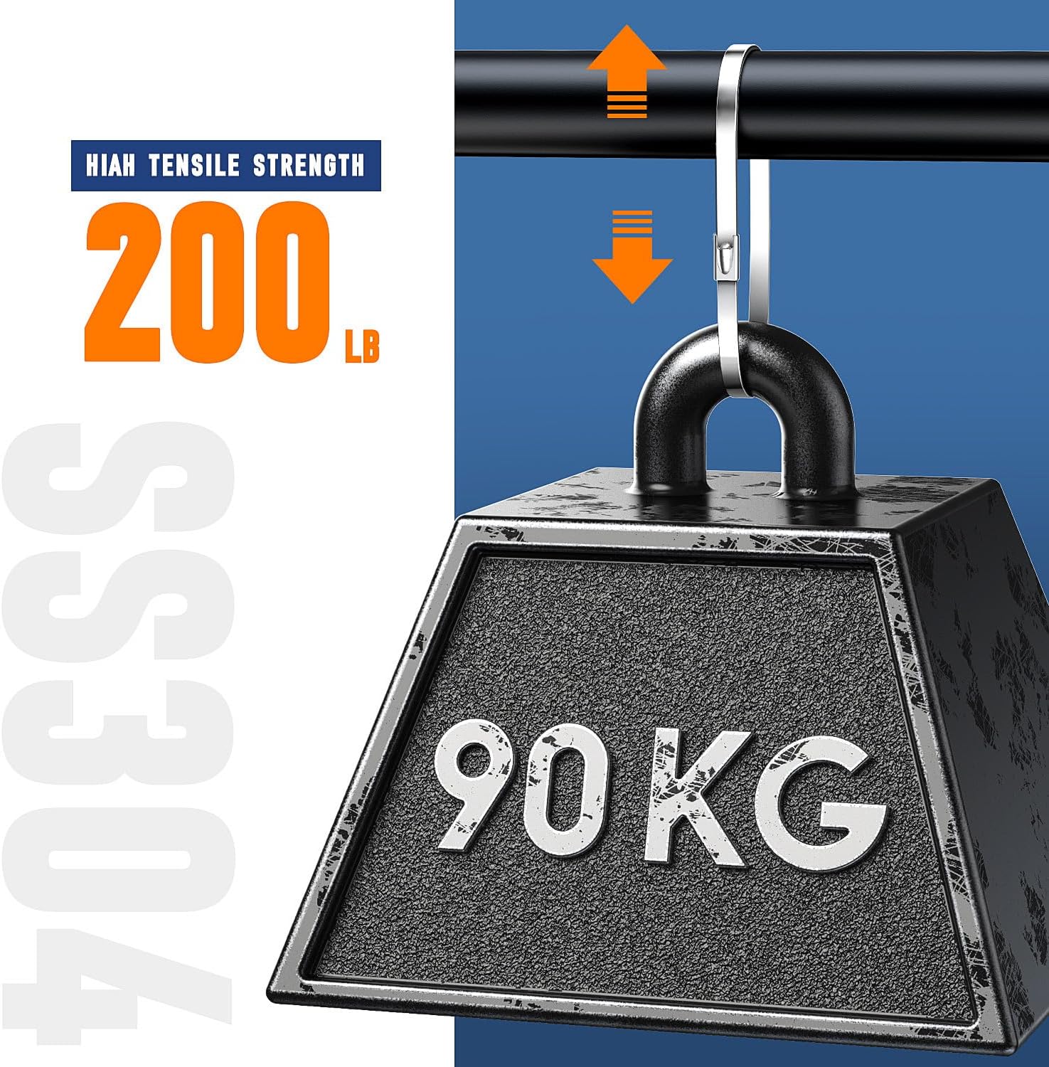150PCS Heavy Duty Zip Ties 200 Pounds Tensile Strength 11.8Inch Metal Zip Ties Anti-Uv, Suitable For Chain Link Fence Components,Wire Mesh Rolls,Exhaust Wraps,Outdoor Poultry Fencing.
