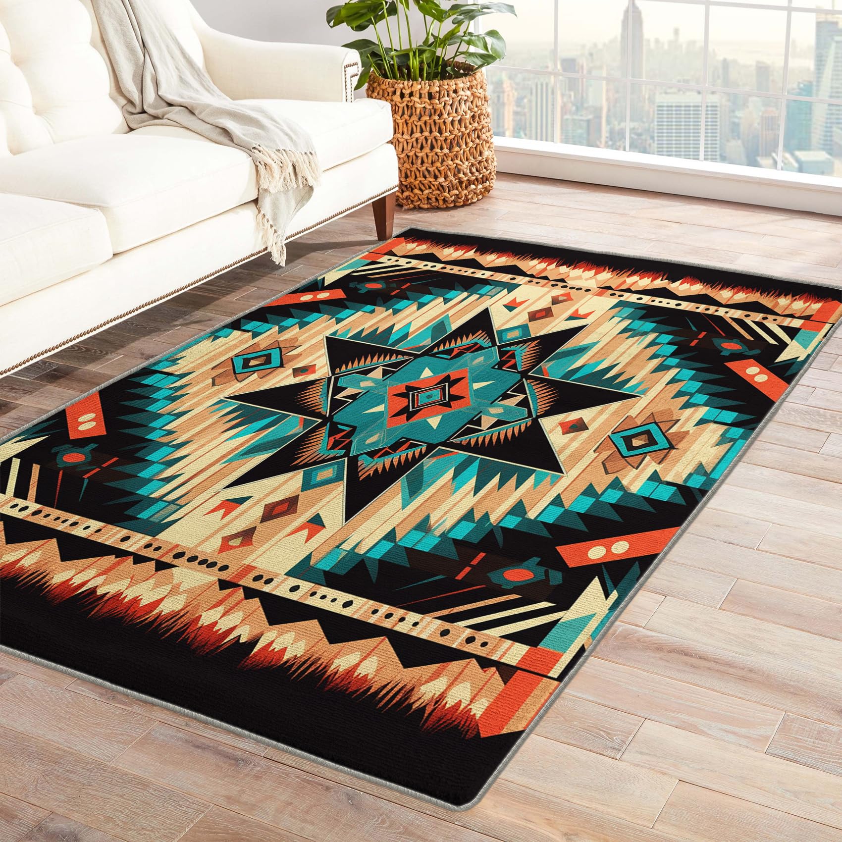 Amazon.com: Aztec Rug & Home Decor - 6x8 Rug, Native American Rugs Amazon.com: Aztec Rug & Home Decor - 6x8 Rug, Native American Rugs