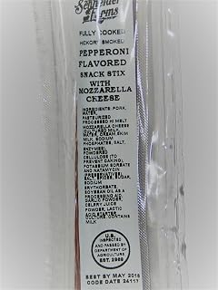 Pepperoni Flavored Snack Stix with Mozzarella Cheese