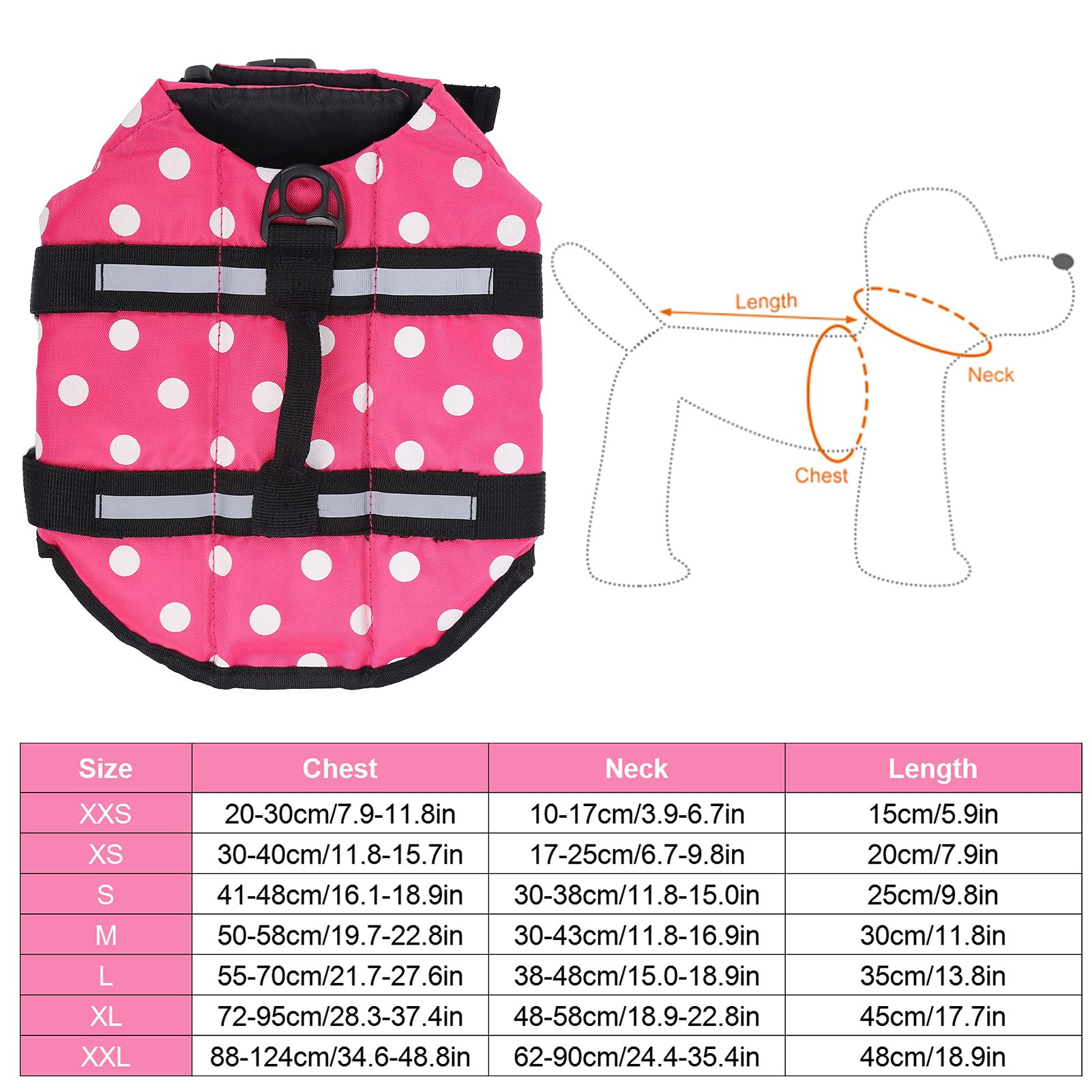Gilets de Sauvetage pour Chiens, Gilet de sécurité pour Chien, Gilets de Sauvetage réfléchissants réglables pour Animaux de Compagnie avec Une flottabilité élevée(XXL-Bleu)
