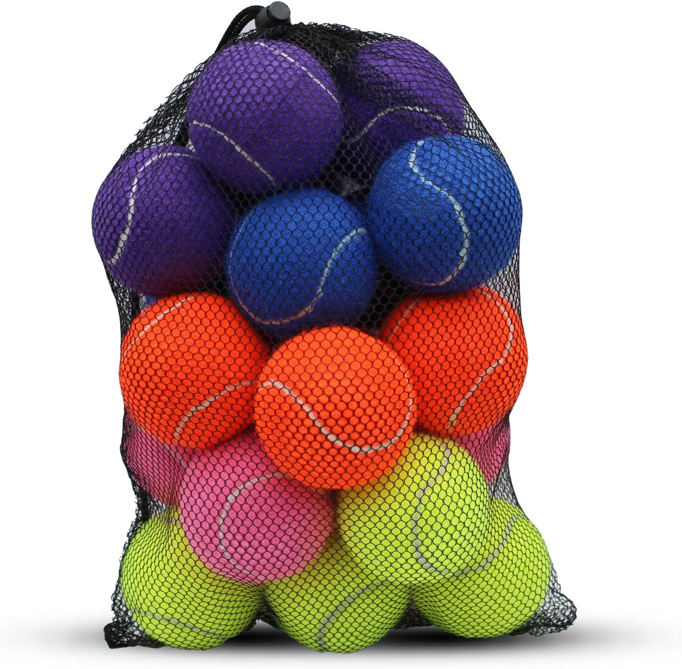 SHYUJAJIE Tennis Balls, 20 Pack Training Tennis Balls,High Elasticity Practice Tennis for Beginner, Exercise Playing Balls for Pet Dog