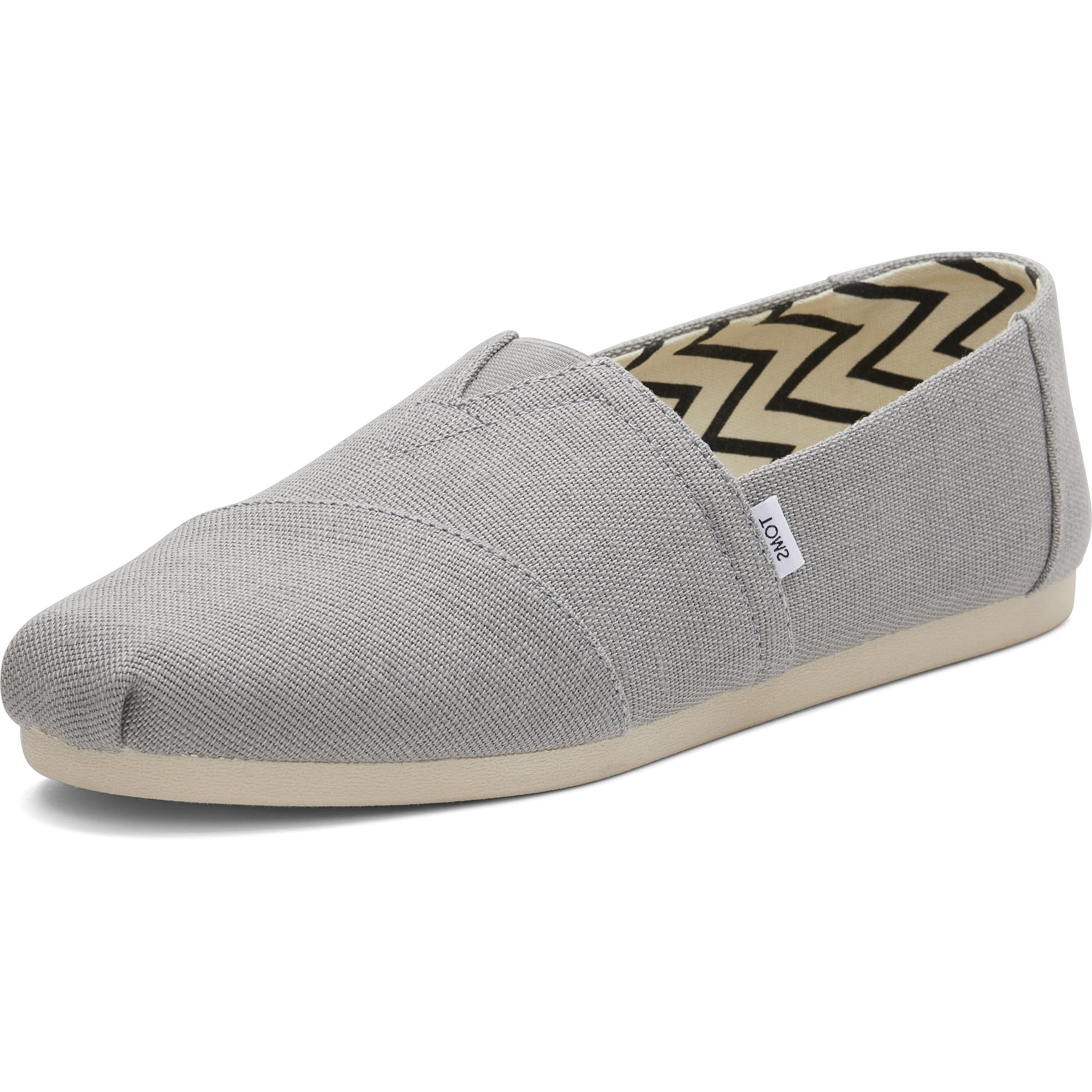 Toms Men's Grey Alpargata Classic Cotton Drizzle Espadrilles - Size: 10