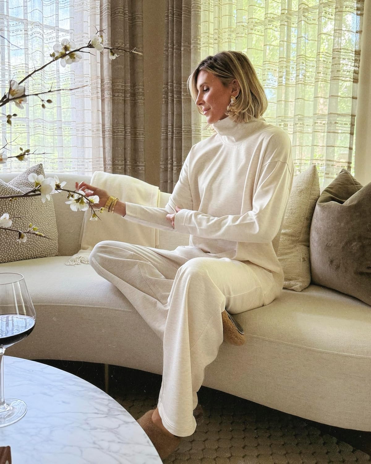 Splendid Womens Splendid X @Cellajaneblog Interlock Pant - Image 2