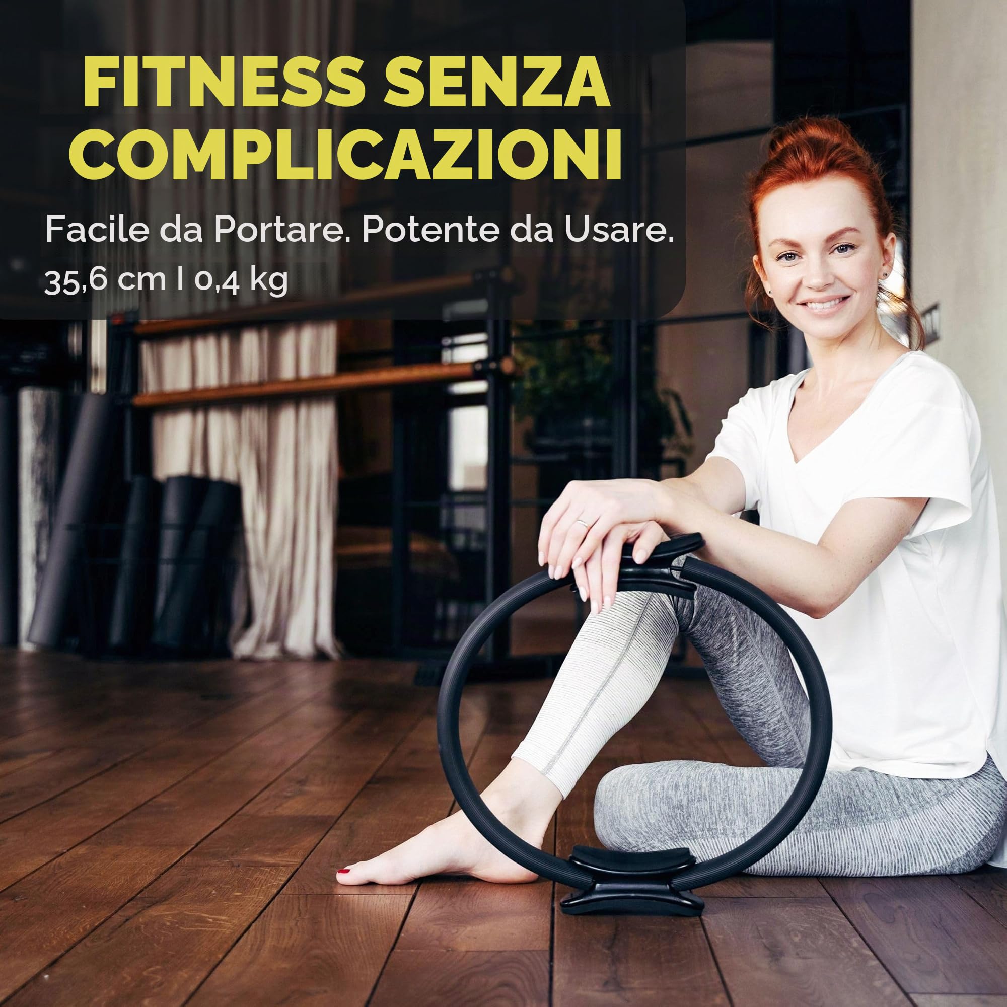 ProBody Pilates Anello – Superiore Infrangibile Fitness Magic Circle per tonificare Cosce, Addominali e Gambe