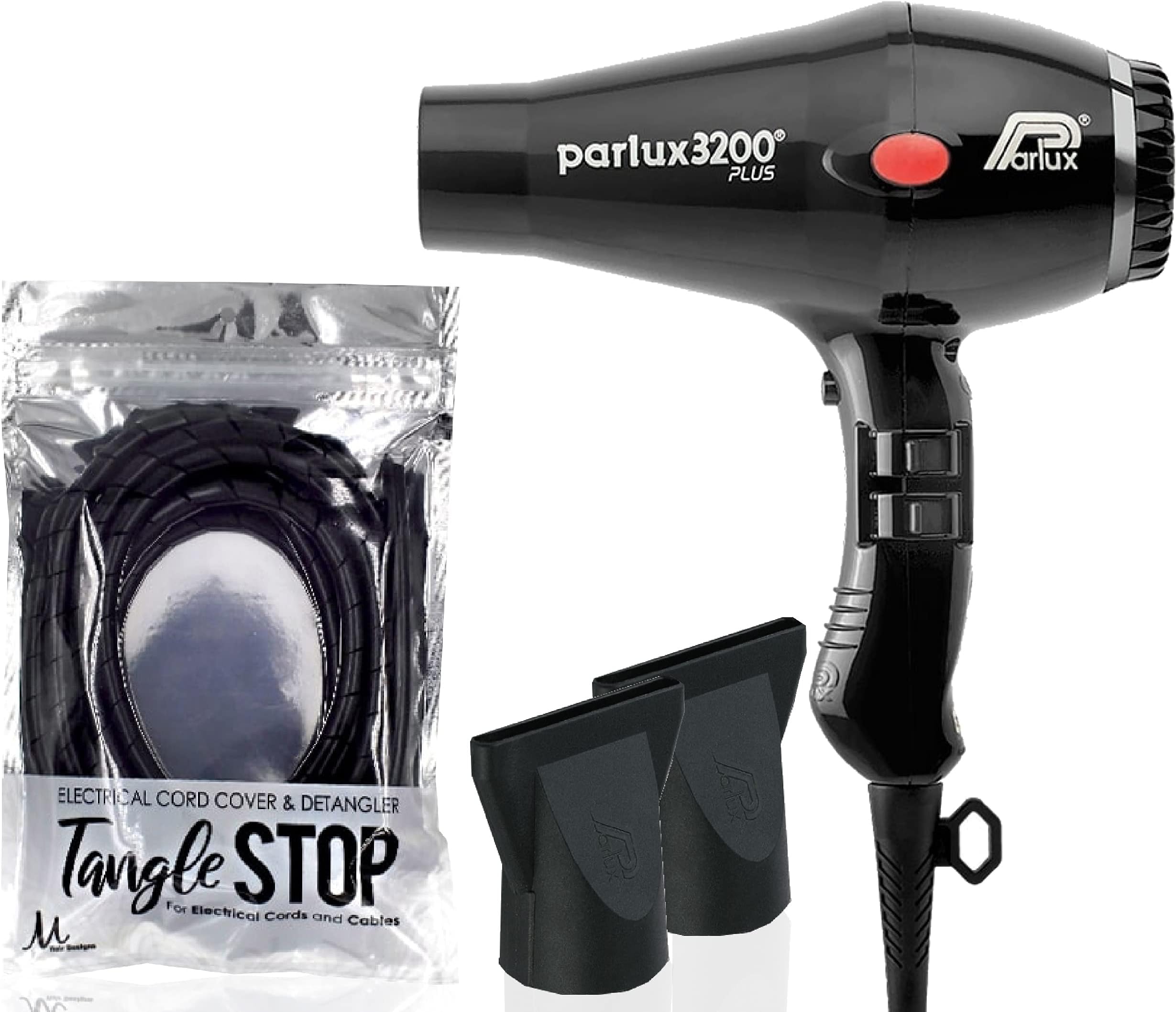 Parlux 3200 Plus Black Hair Dryer and M Hair Designs Hot