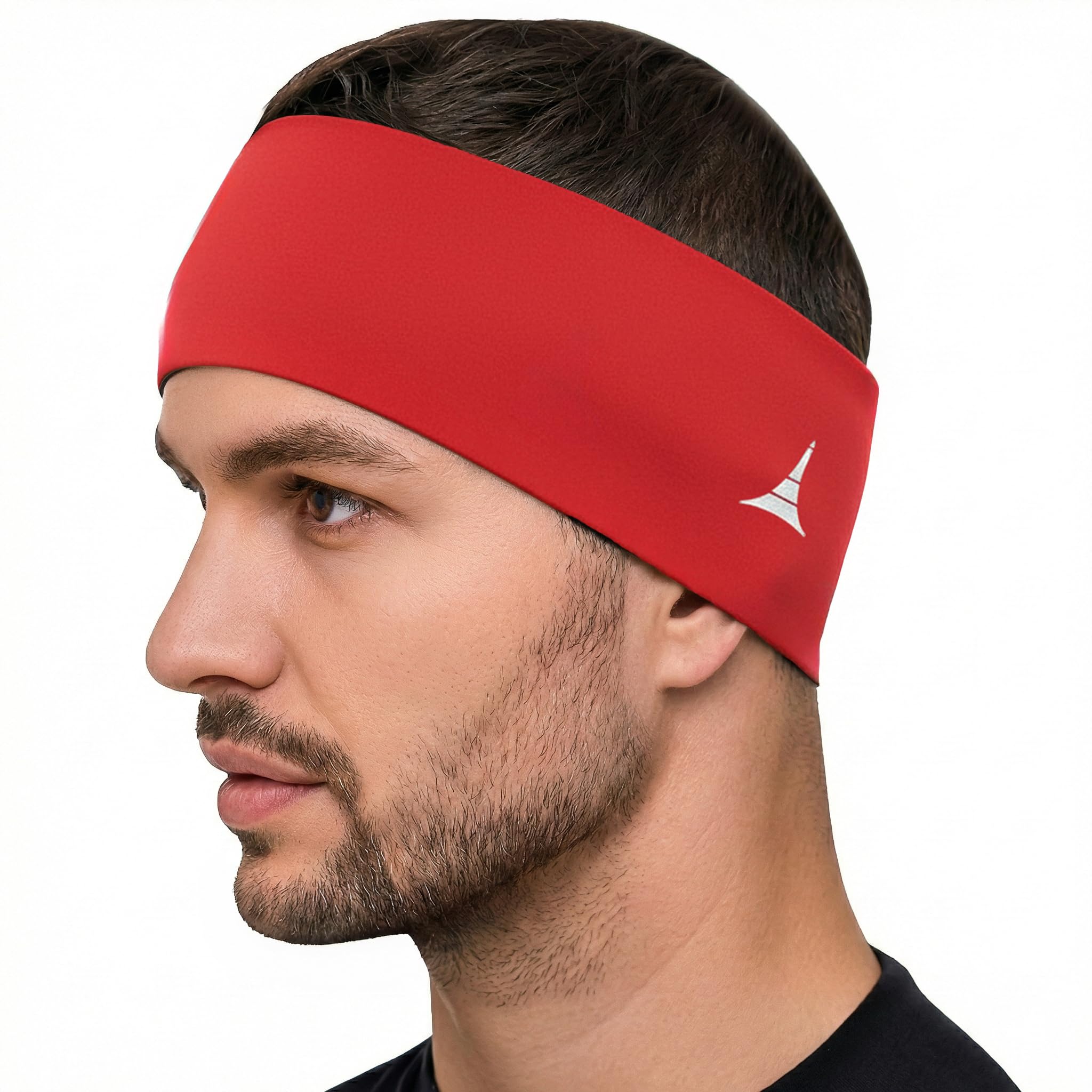French Fitness Revolution - Dehnbares Sport-Stirnband Männer & Frauen - Schweißband zum Laufen, Radfahren, Basketball, Yoga, Fitness - feuchtigkeitsableitendes Workout-Haarband