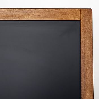 Amazon.com : M&T Displays Rustic Dark Wood Double Sided