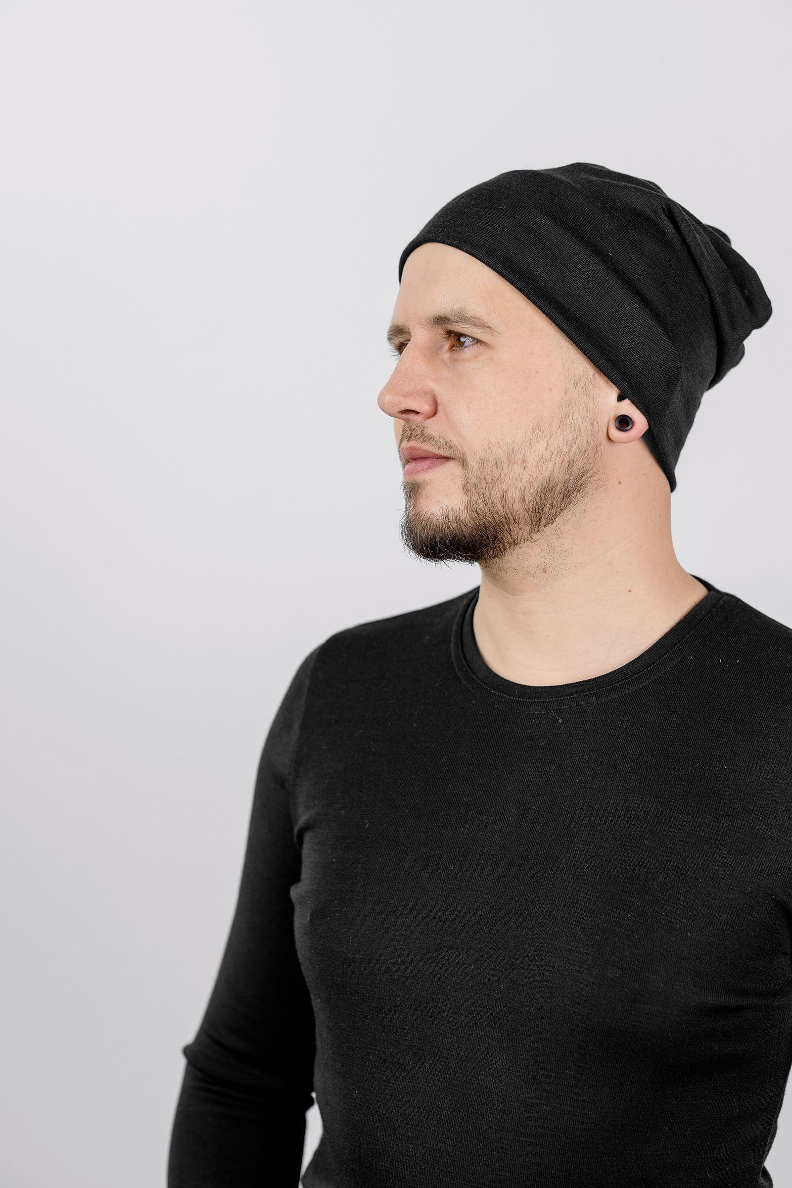 Engel Natur, Merino czapka damska/męska, 70% wełna (kbT), 30% jedwab