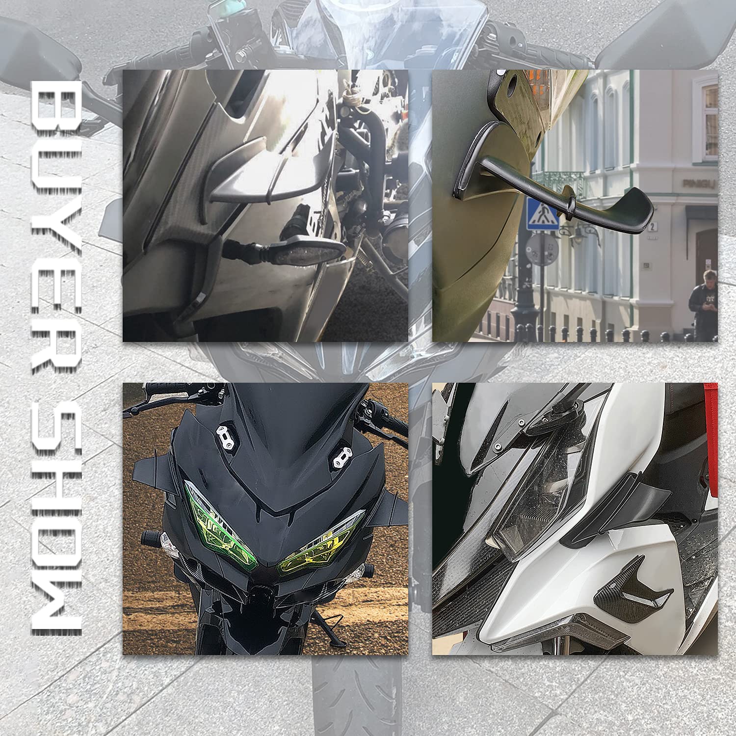 Amazon | 適応CBR250RR G310R GSX-R 600 750 1000 Ninja 400 Z400 ZX