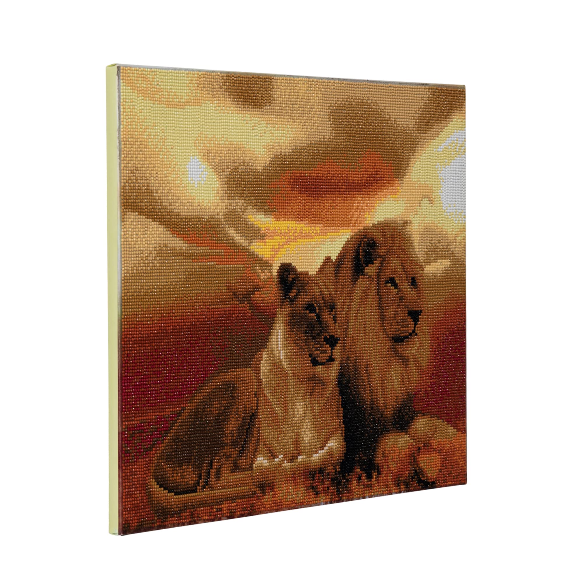 Crystal Art Lions of The Savannah