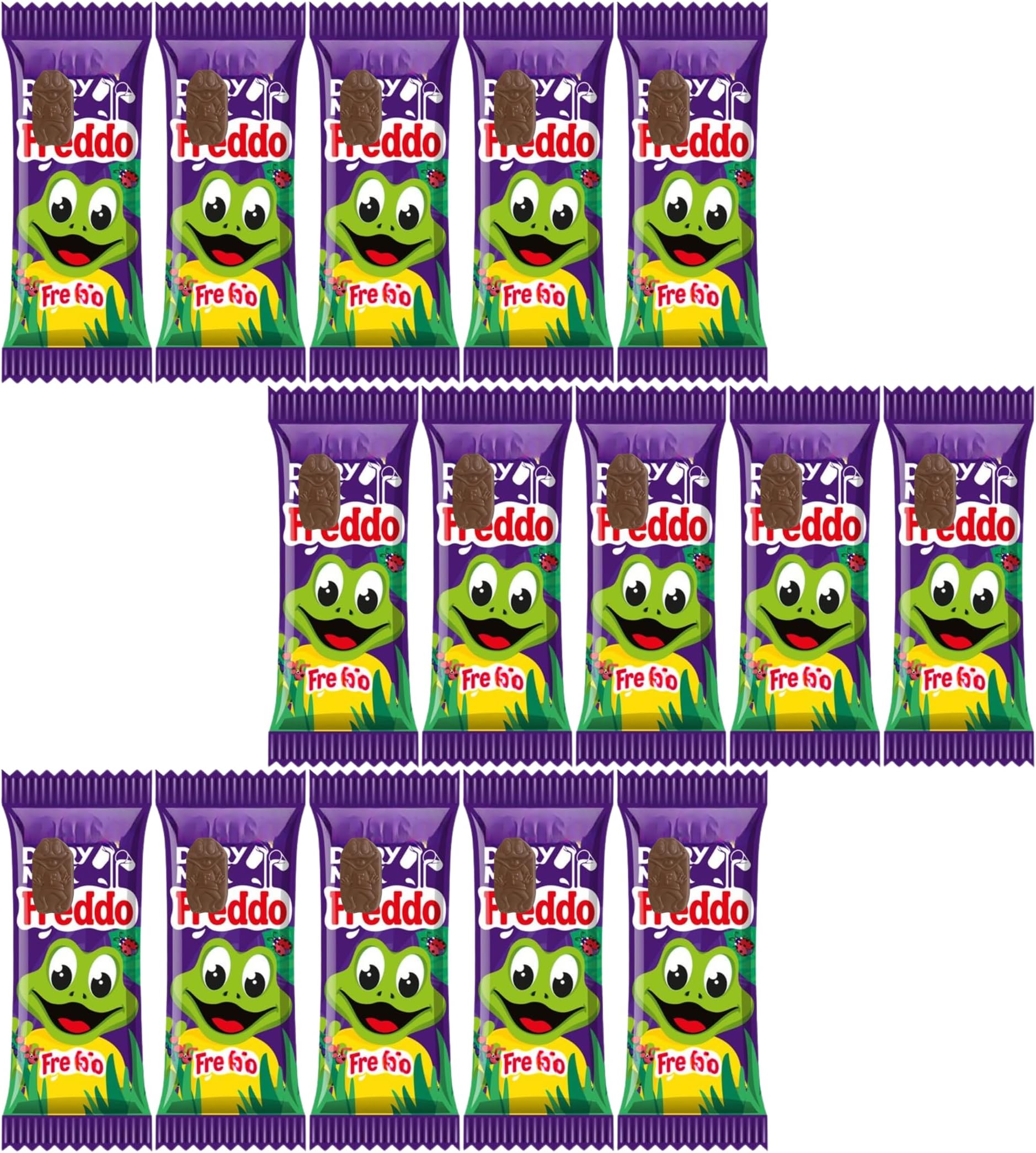 Chocolate Bars Multipack - Fredo Frog Chocolate Bars 18g x 15