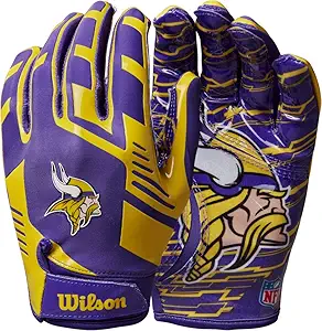 WILSON NFL Stretch Fit Football Gloves – Youth and Adult Sizes product image