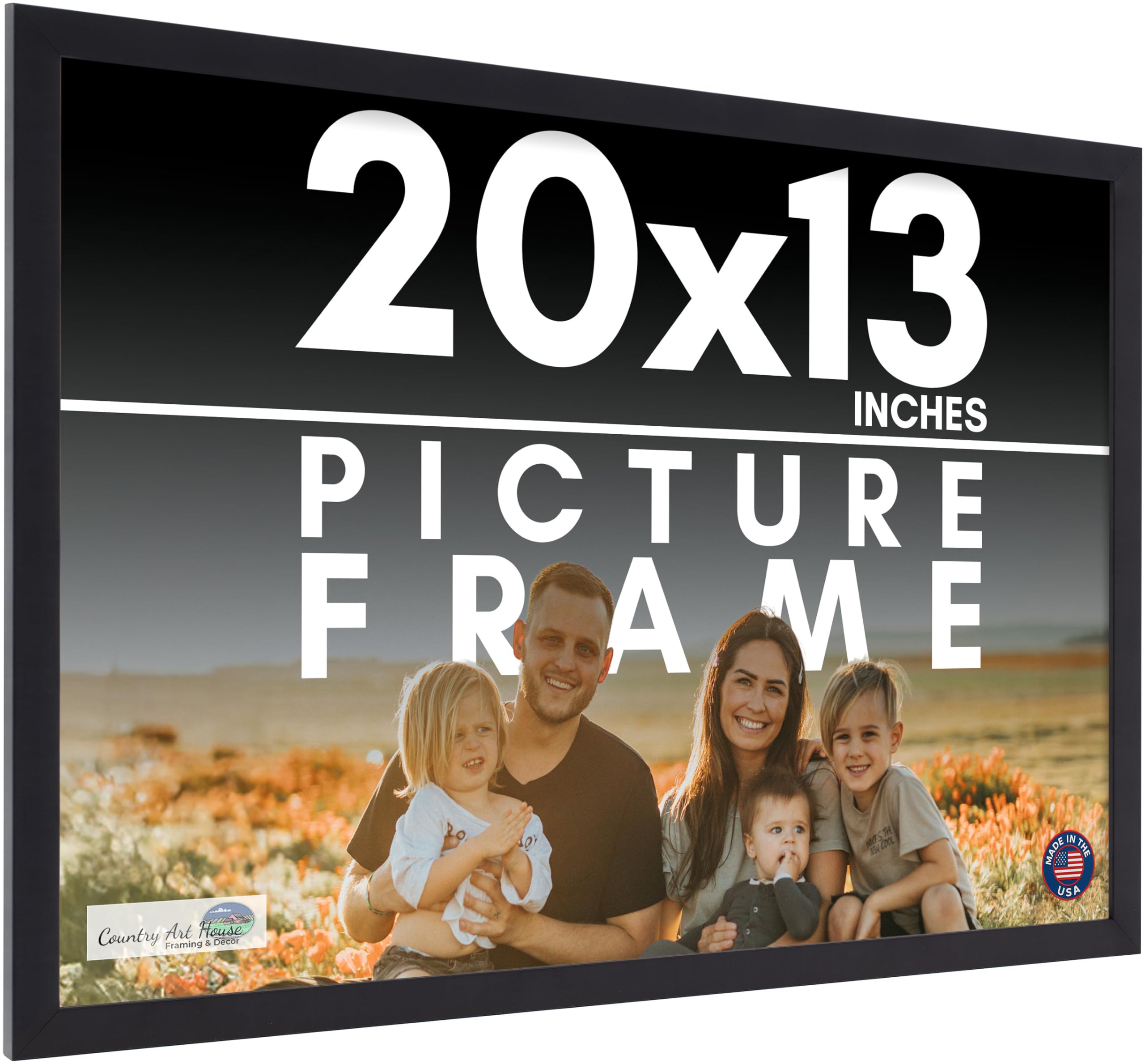 Amazon.com - 20x13 Frame Black Picture Frame - Complete Modern