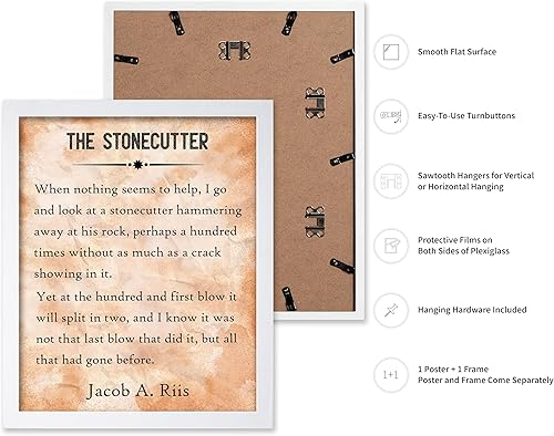 Miniatura 70 de Poster Master Póster de Robert Louis Stevenson - Impresión de The Good and the Evil - Arte de citas de recuperación - Regalo para él, ella -