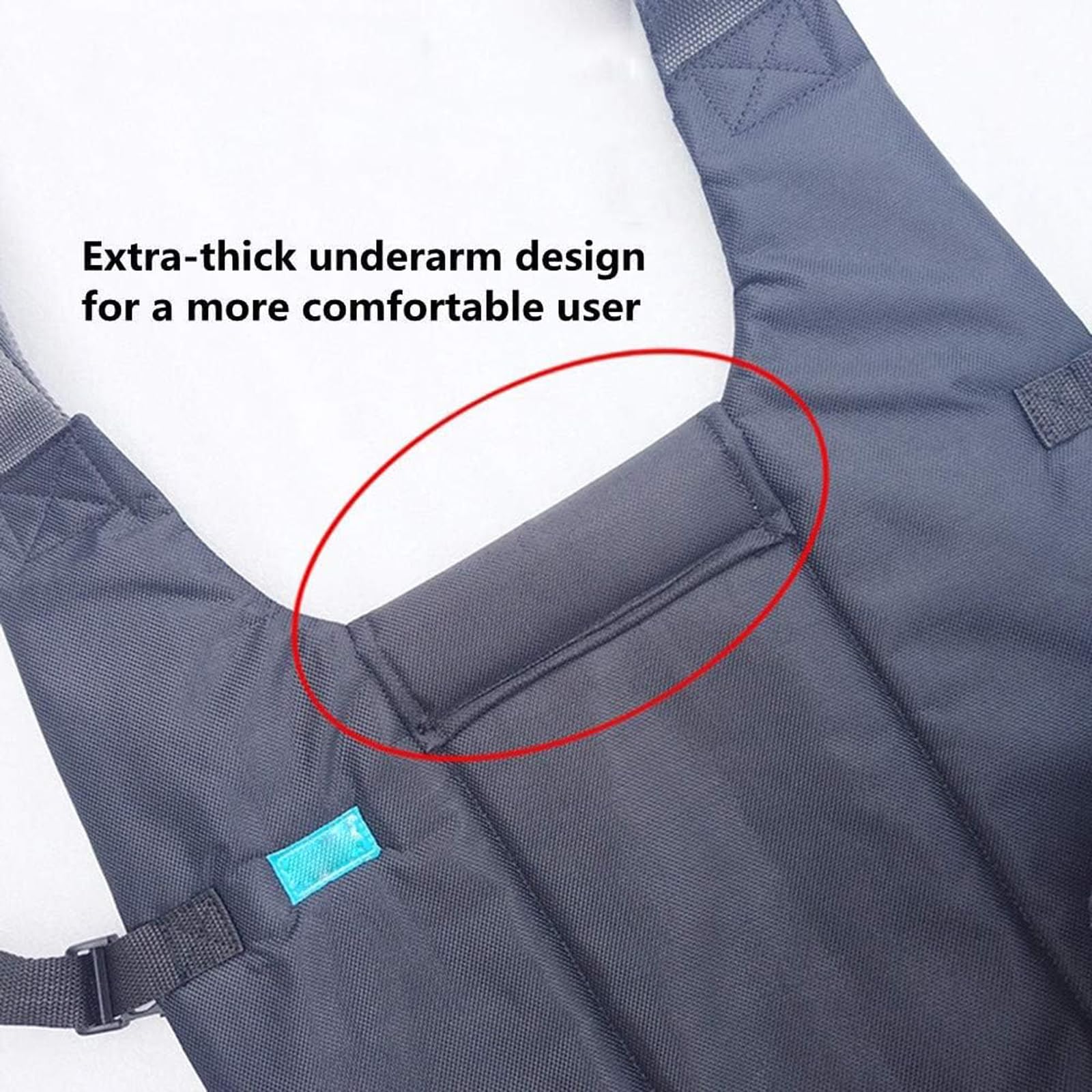 Cabestrillo De Elevación De Paciente De Cuerpo Completo, Portador De Ayudas Médicas para Caminar, Soporte De Cadera Acolchado para El Pecho para Entrenador De Alivio