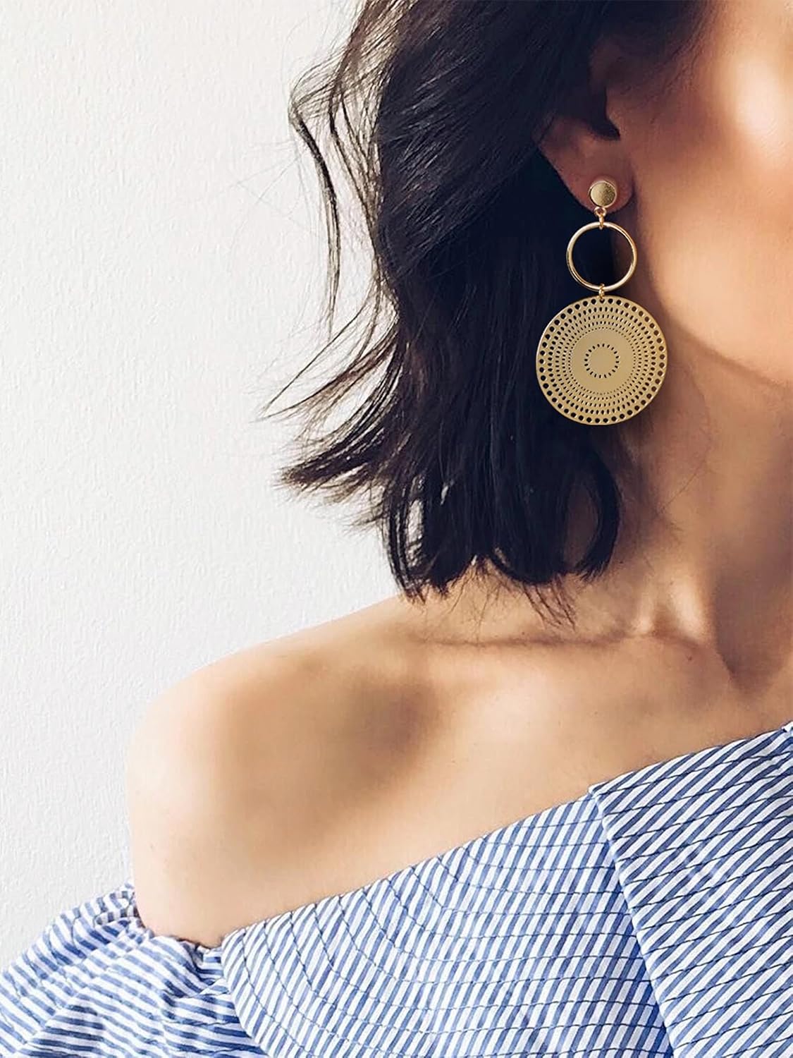 Simple Dangle Earrings Boho Drop Earrings for Women - Image 2