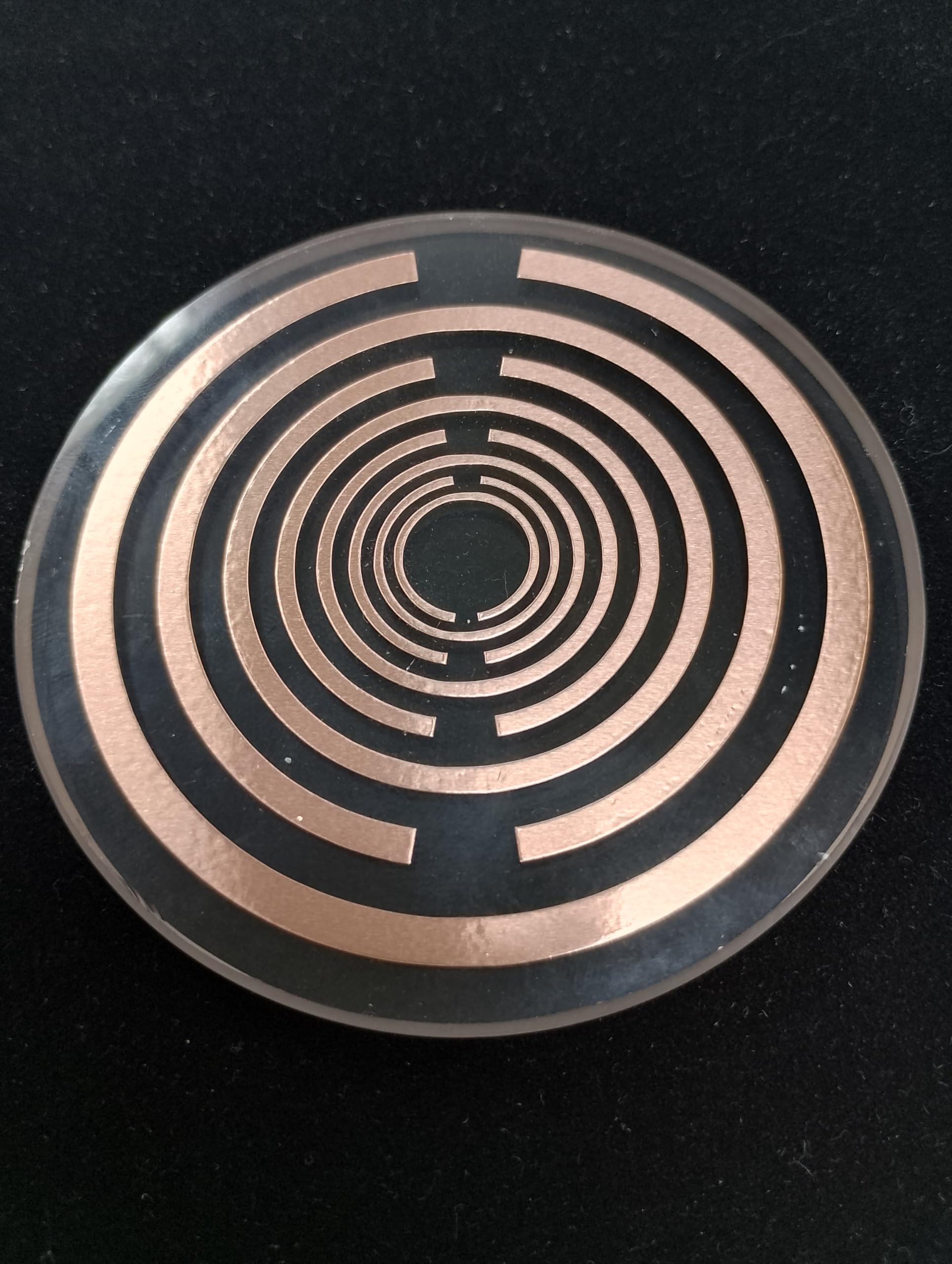 Zenda Wave Plate - Kristallglas Polarizer Plate für Wellness & Gesundheit, Energetisierung von Zellen
