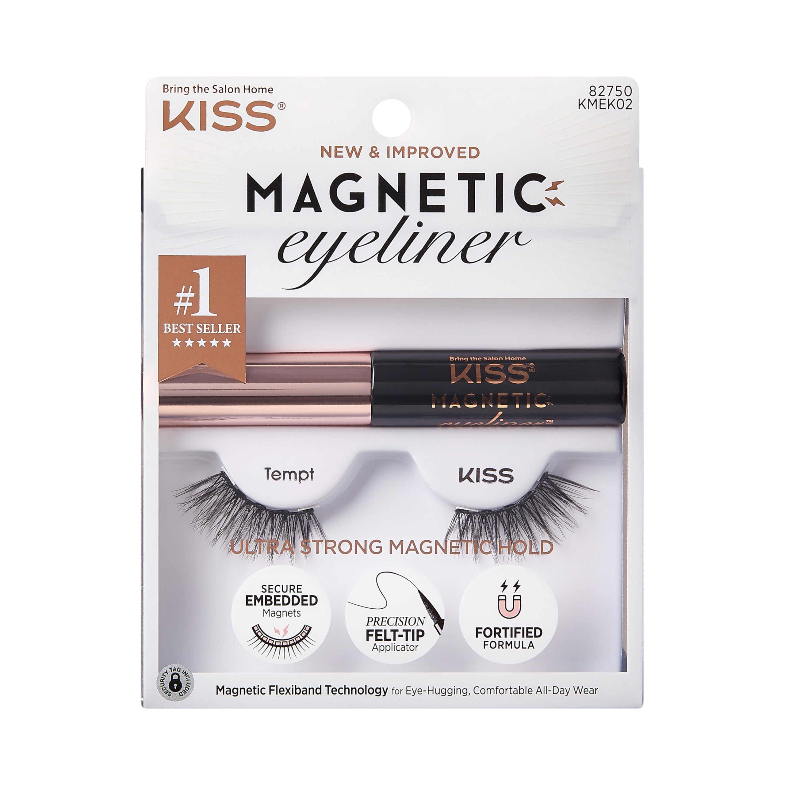 KISS - Eyeliner magnetico & Lash Kit Tempt