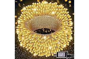 LJLNION Golden Power Christmas Lights