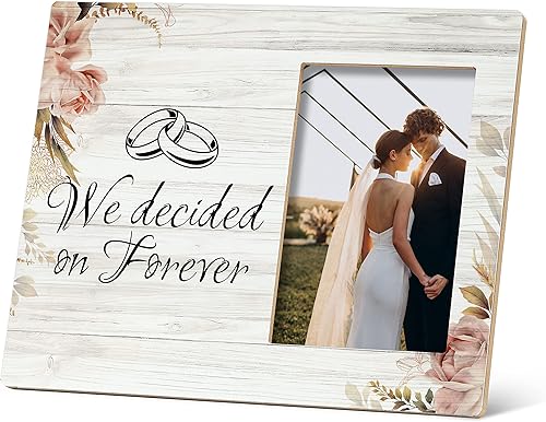 SRADMO Marco de fotos de compromiso, marcos de fotos de compromiso, marcos de fotos de compromiso para parejas, de 8 x 10, regalos de boda de