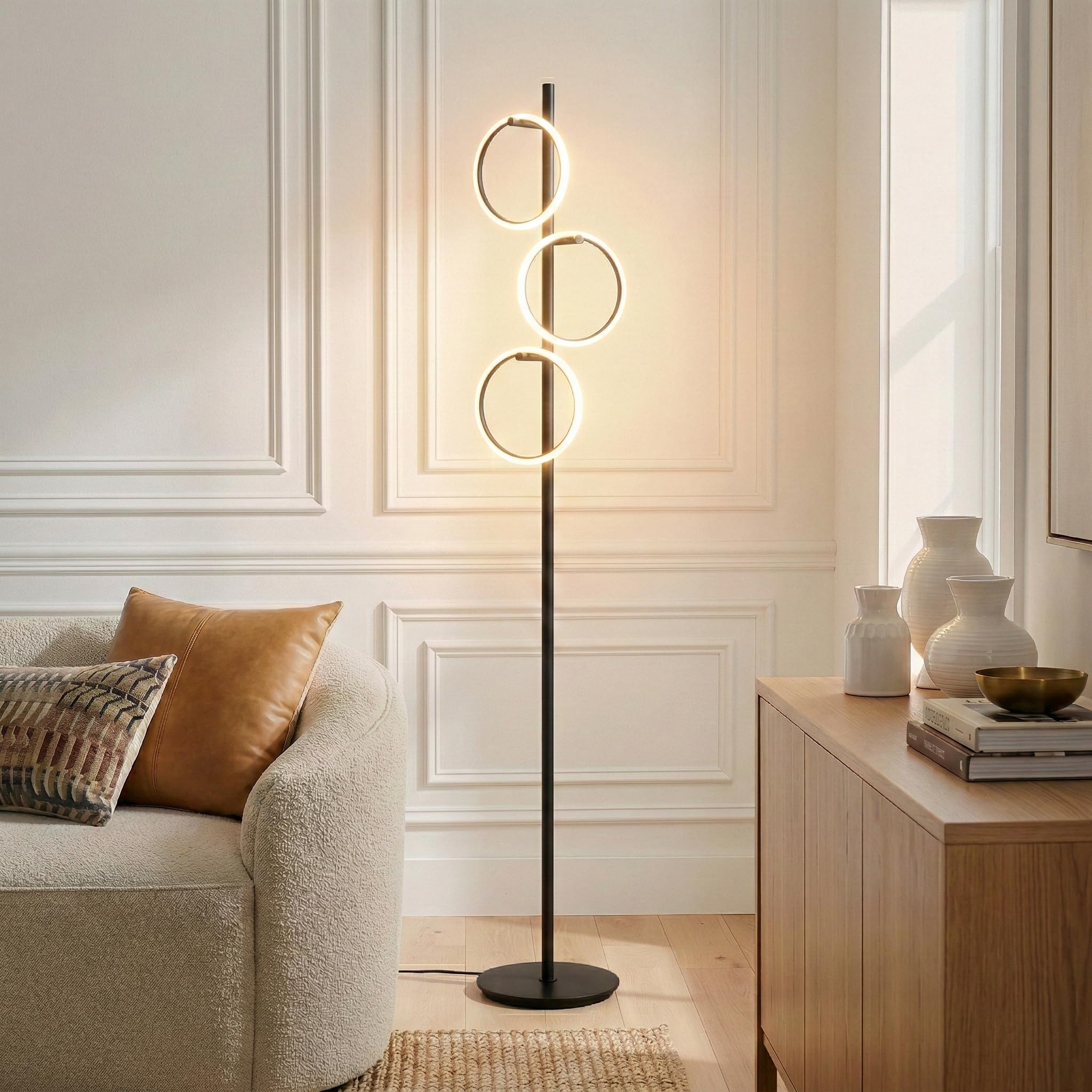 Brightech Saturn LED Tree Floor Lamp - Unique Design Matches