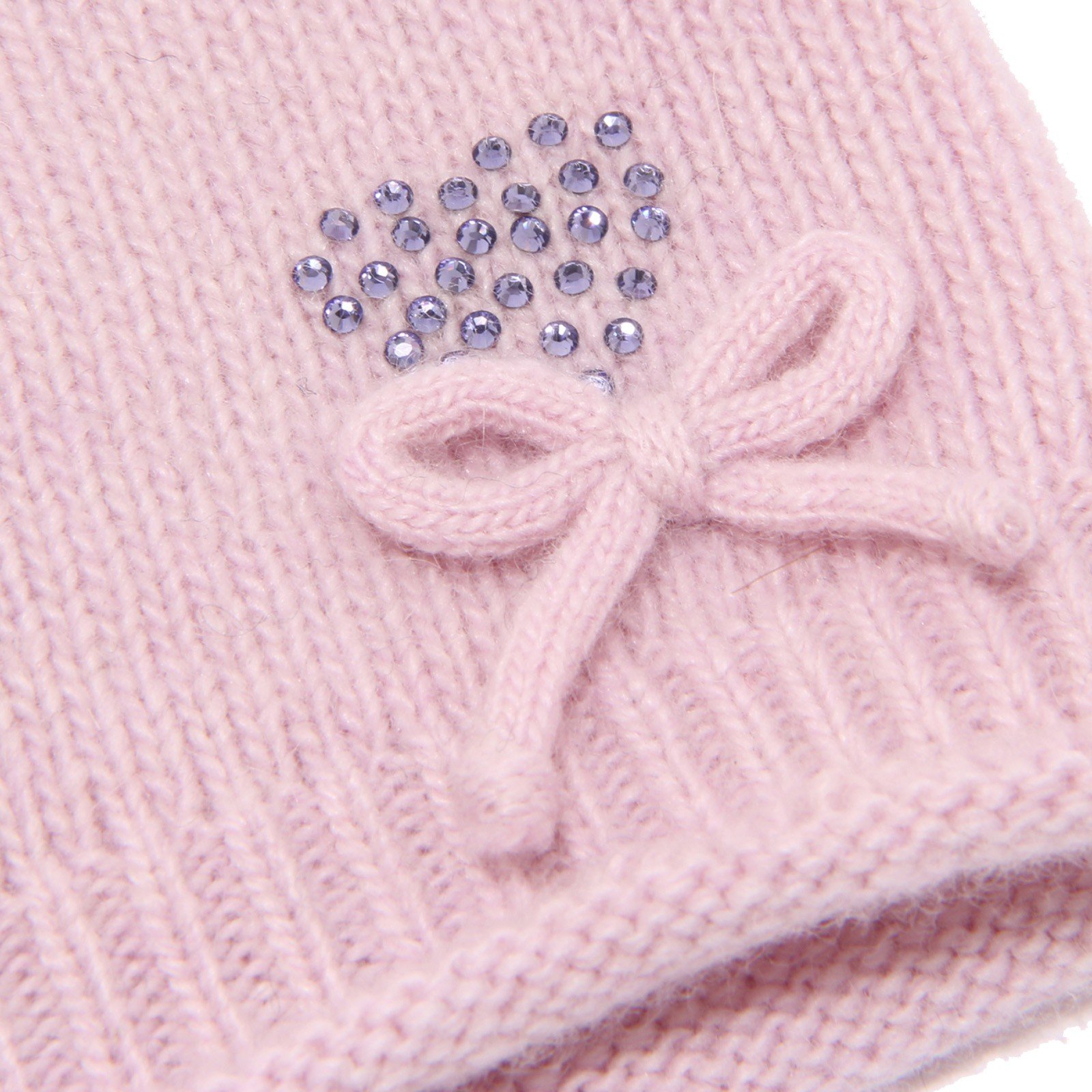 TOMAX 4345U cuffia neonata BABY T. rosa lana hat wool baby [I/29 CM]