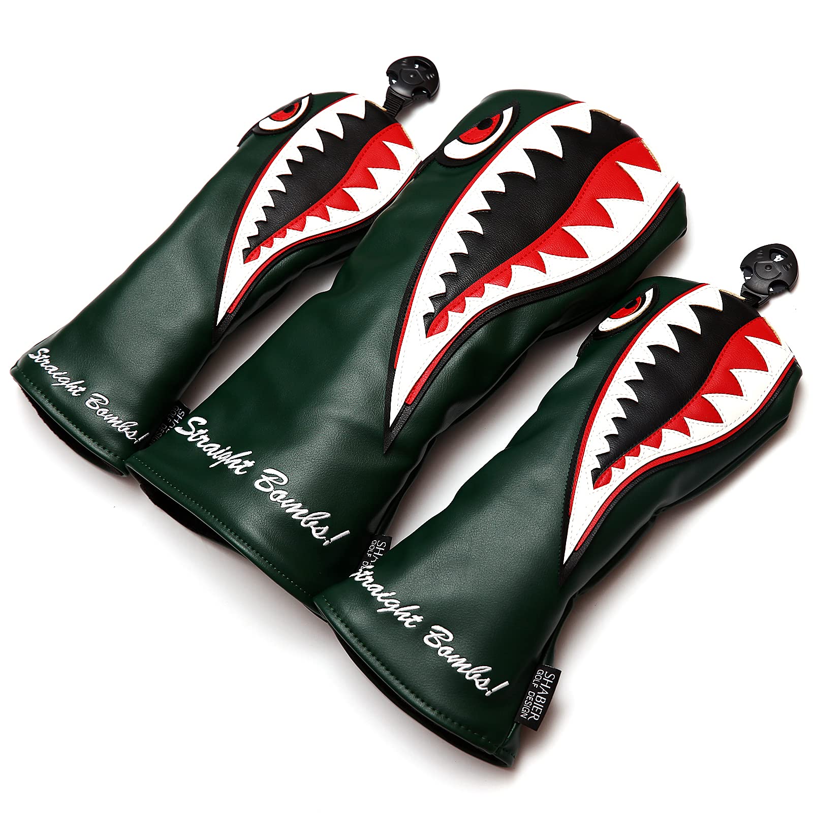 Amazon.co.jp: Flying Tiger Warshark ゴルフドライバーヘッドカバー