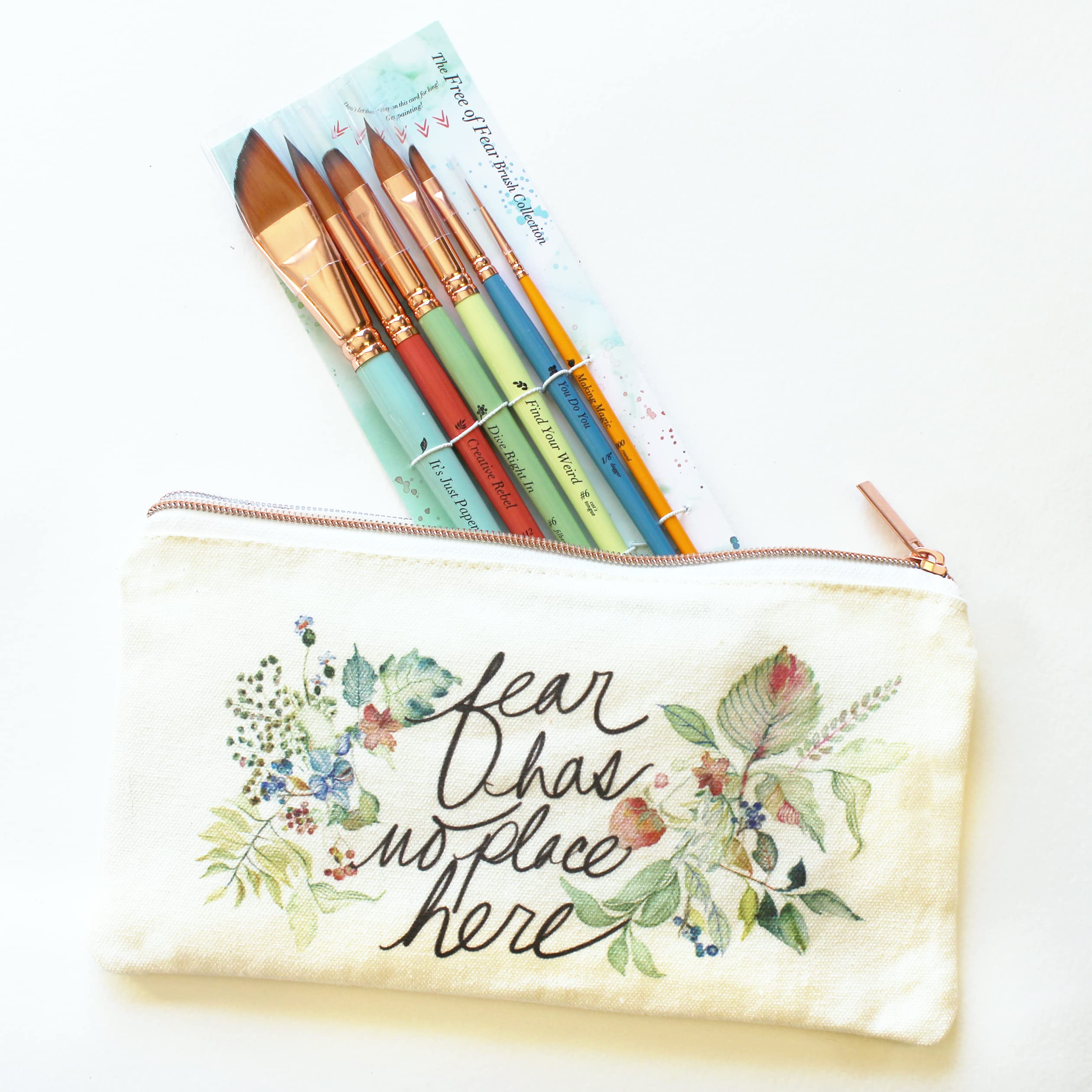 Reise-Aquarell-Pinsel-Set, 6-teiliges Beutel-Set für Anfänger und Profis, verschiedene Pinsel mit Aquarell-Details und Dolchpinseln