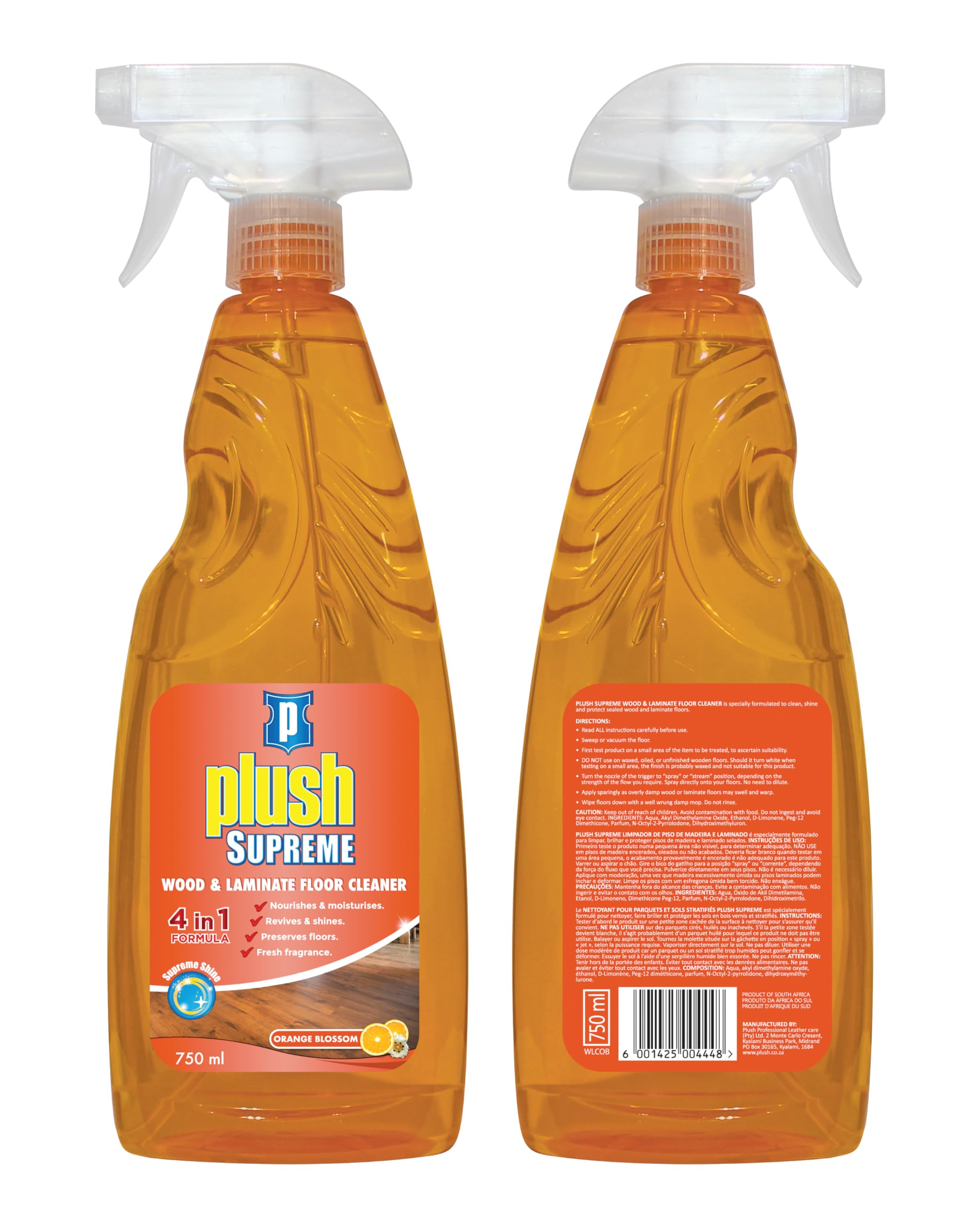 Plush WLCOB Supreme Wood and Laminate Floor Cleaner 750 ml