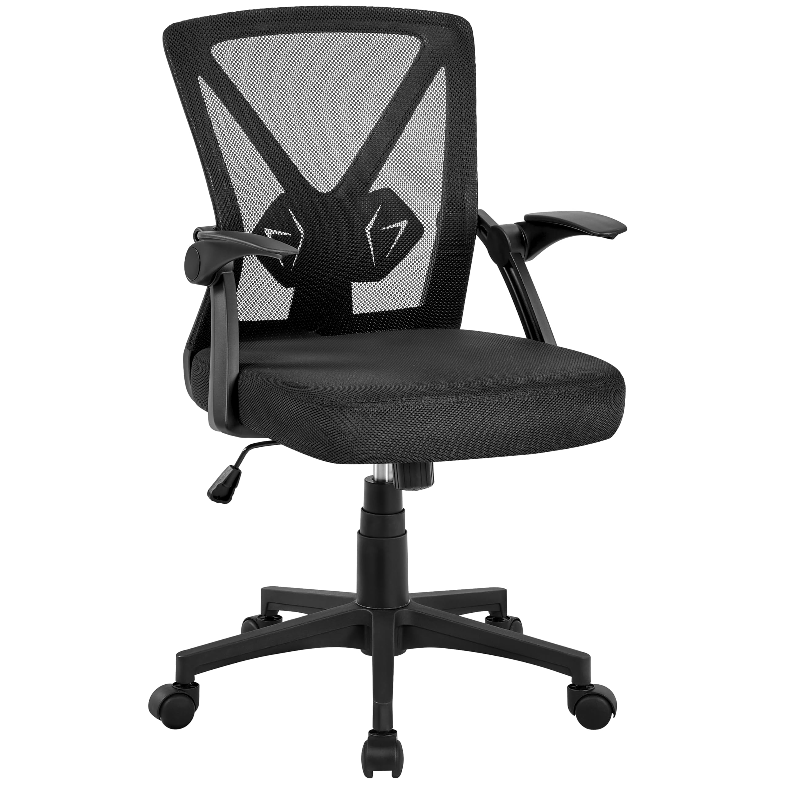 Fauteuil de bureau pour soulager le dos avec accoudoirs relevables