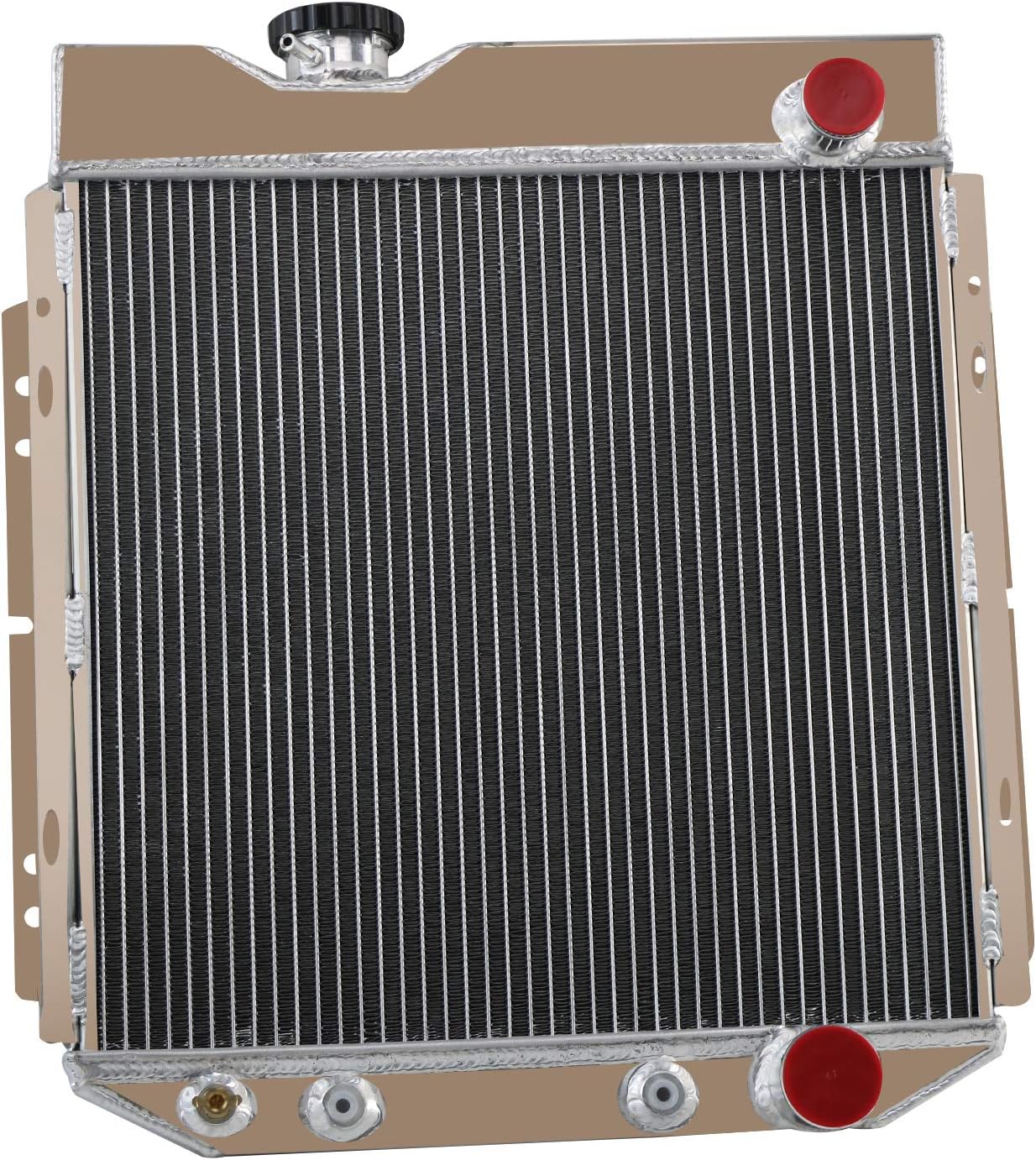 ALLOYWORKS 4 Row All Aluminum Radiator For 19631966 Ford