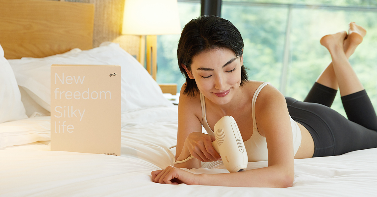 yete Silky life 脱毛器 未使用 クリーム 楽天市場】yete（エイティー）脱毛器 サファイア冷却技術