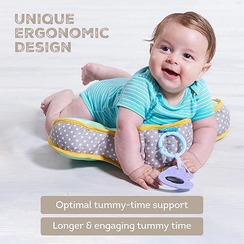 Miniatura 5 de Taf Toys Almohada para bebés de 2 a 6 meses, permite un desarrollo más fácil y una crianza más fácil, desarrollo natural, cómodo tiempo boca abajo,