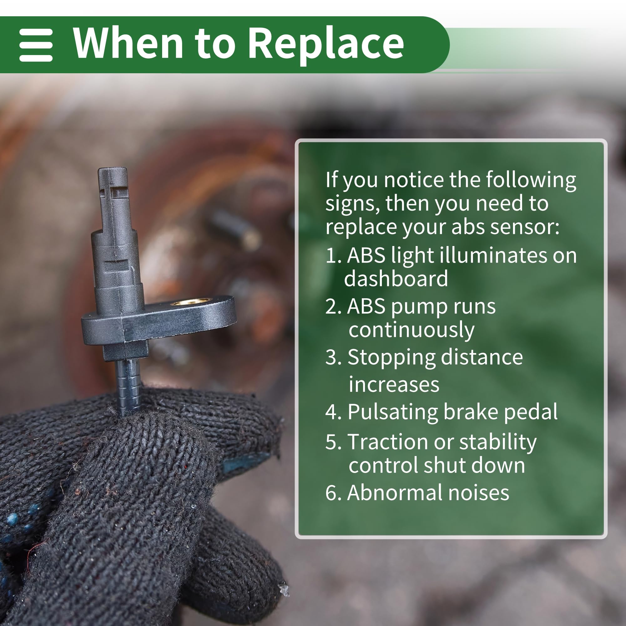 Amazon.com: Motoforti ABS Wheel Speed Sensor Rear Right ABS