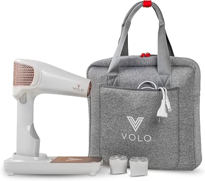 VOLO Go Cordless Hair Dryer - Rechargeable, Infrared Heat, Fast Charging - White