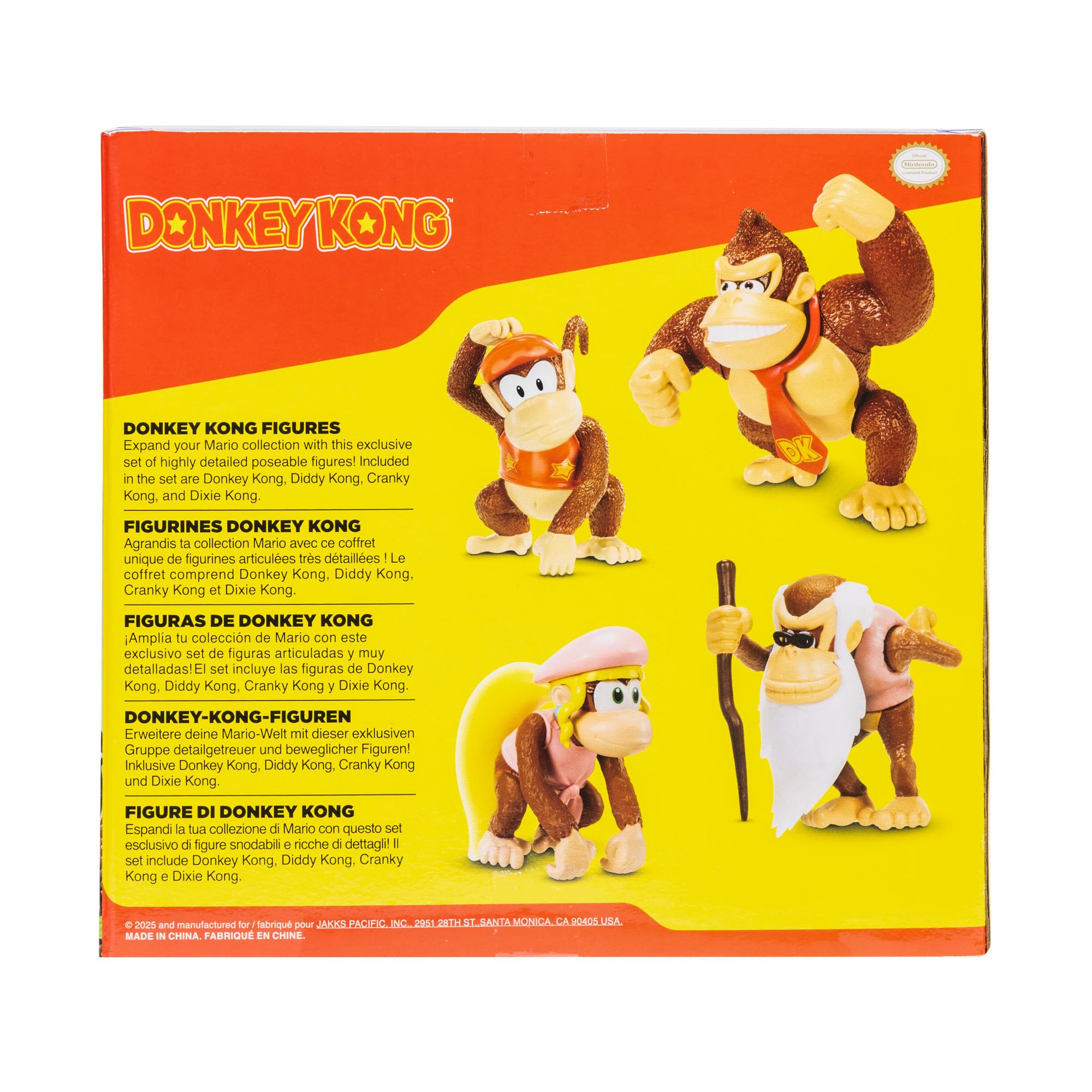 Nintendo 2.5 inch Limited Articulation Donkey, Diddy, Cranky