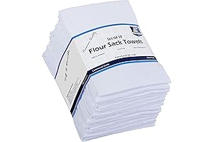 Excellent Deals 100% Flour Sack Kitchen Towels