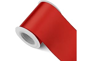 3 Inch Red Satin Ribbon for Crafts