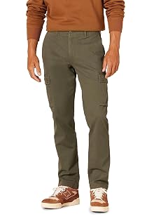 Amazon Essentials Mens Slim-Fit Stretch Cargo Pant Available in Big Tall