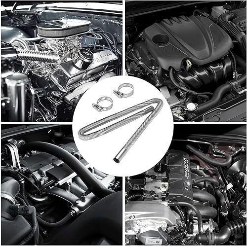 Miniatura 6 de Tubo de escape de calentador de aire interior de 1.0 in1 pulgada, tubo de escape de acero inoxidable de 47.2 in, calentador de aire de