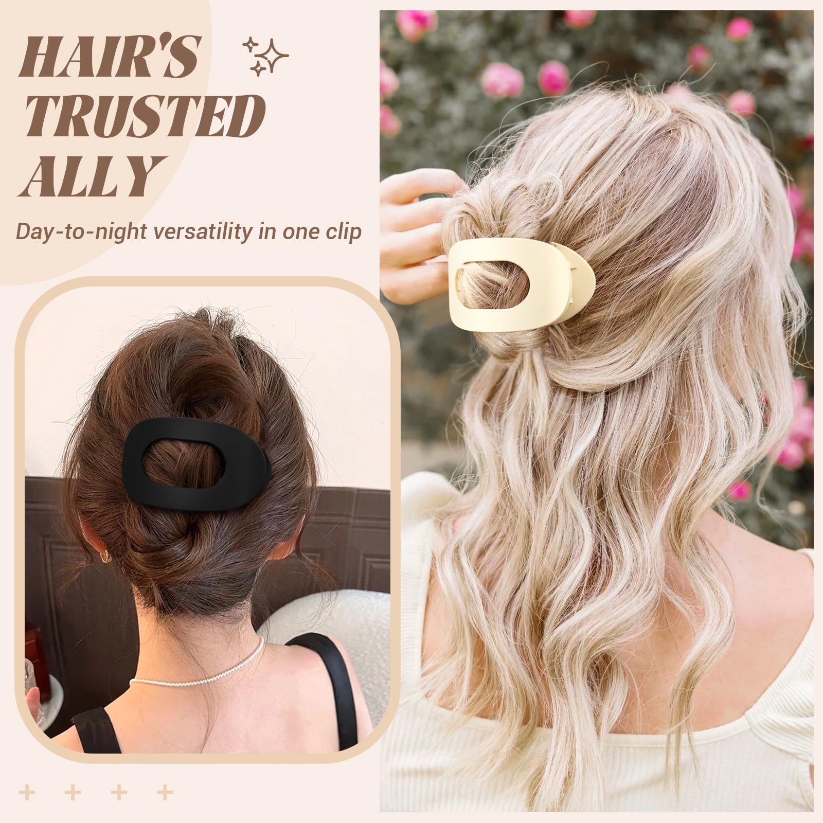 Tumurup 6 PCS Flat Hair Clips Women - Image 4