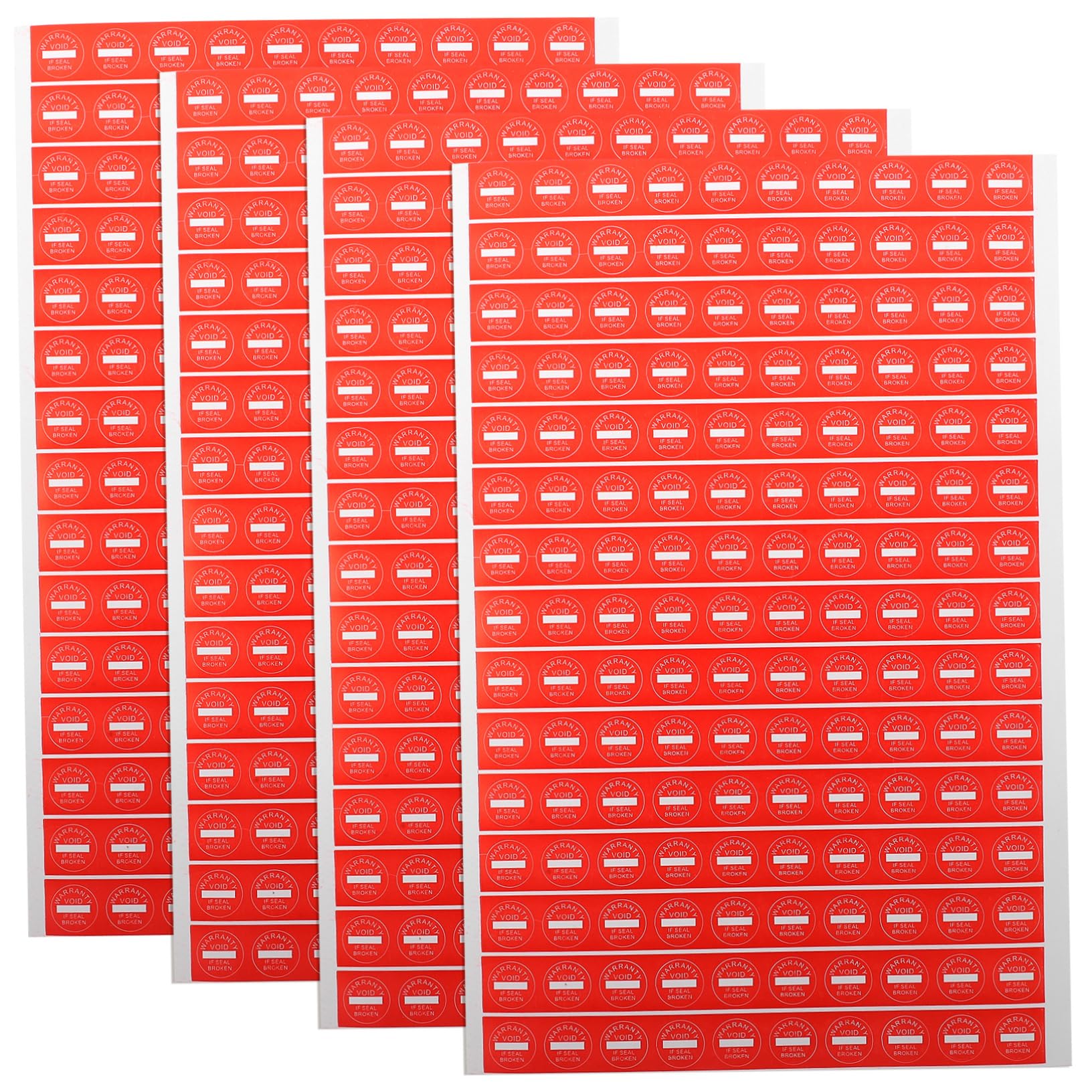 Ciieeo Warning Sticker Set 1000 Pieces If Seal Broken Caution Label Round Paper Material Adhesive Back