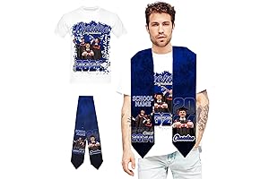 Custom Class of 2024 Stole and T-Shirt Graduation Gifts