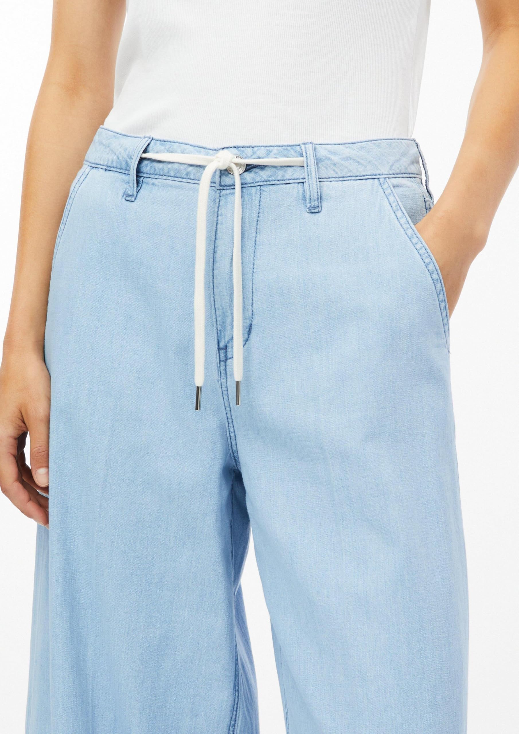 s.Oliver Damen Culotte-Jeans – High Rise, Extra Wide Leg, Relaxed Fit, Baumwolle – Für Urlaub