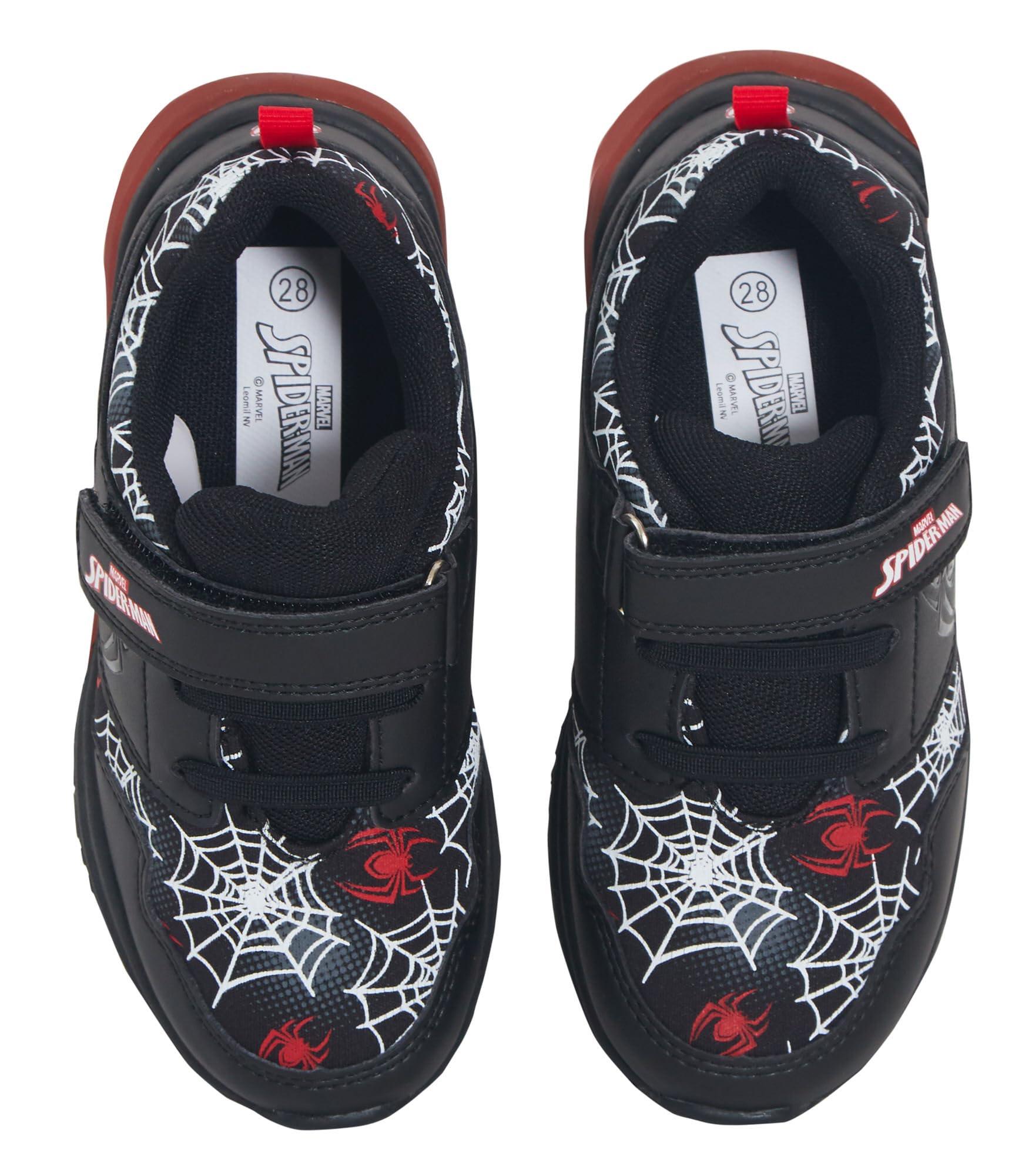 Zapatillas Spiderman Light Up para Niño Miles Morales Luces Intermitentes Zapatillas Deportivas